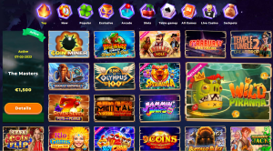 wazamba casino games lobby