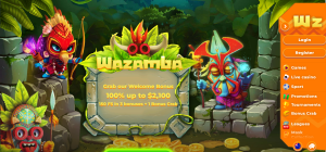 wazamba casino home page