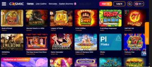 cosmic slot casino games