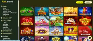 thor casino games