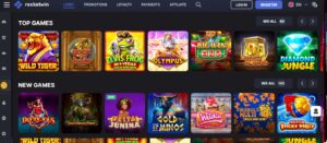 rocketwin casino games