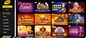 zet casino games